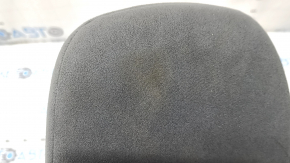 Rear right headrest Toyota Prius V 15-17 velor dark gray, for cleaning, crushed