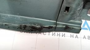 Right threshold Toyota Prius V 12-17 green, broken mount, scratches, broken