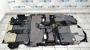 Toyota Prius V 12-17 black floor covering, ready for cleaning