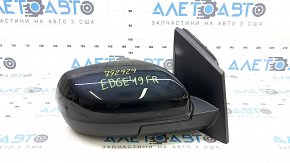 Right side mirror assembly Ford Edge 19-24, 7 pins, black, BSM, heated