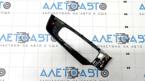 Mitsubishi Outlander 22-25 front left window lift control trim panel with carbon fiber finish, broken mount