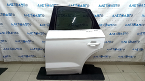 Rear left door assembly for Audi Q5 80A 18-24 keyless, white LY9C