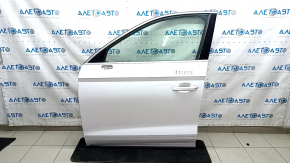 Front left door assembly for Audi Q5 80A 18-24 keyless, white LY9C, chipped