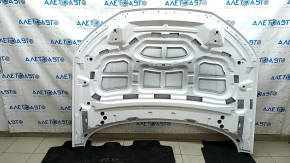 Bare hood for an Audi Q5 80A 18-24 aluminum, white LY9C, dented