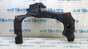 Left fuel tank guard for Toyota Prius 50 Prime 17-22 FWD with tears and dents