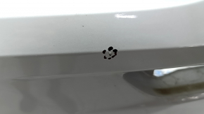 Mitsubishi Outlander 22-25 rear bumper, bare, with parking sensors, no cap, white, scratched