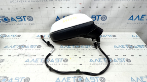 Right side mirror assembly for Audi Q5 80A 18-24V 15-pin, auto-dimming, turn signal, BSM, heated, white