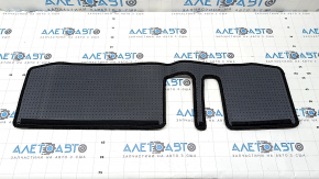 Set of floor mats for Mitsubishi Outlander 22-25, black cloth, 3 rows