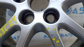 R15x6.5J Toyota Prius 50 Prime 17-22 silver tint wheel with light curb
