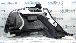 Right arch trim for Ford Edge 15-24, black, worn