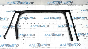 Mitsubishi Outlander 22-25 rear left door glass seal, matte black