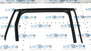 Mitsubishi Outlander 22-25 rear right door glass seal, matte black