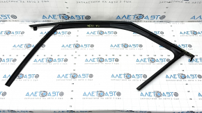 Mitsubishi Outlander 22-25 front left door glass seal, matte black