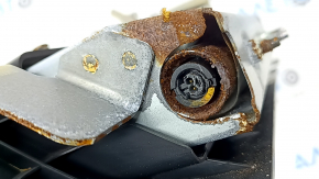 Mitsubishi Outlander 22-25 right passenger knee airbag, black, rusty squib