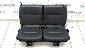 Mitsubishi Outlander 22-25 black leather rear seats, 3rd row, dry cleanable, dented, rusty at the bottom