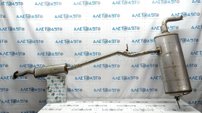 Exhaust line assembly with barrel Mitsubishi Outlander 22-25 2.5 rusty, dented