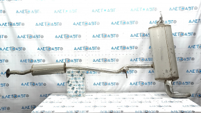 Exhaust line assembly with barrel Mitsubishi Outlander 22-25 2.5 rusty, dented