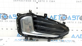 Right fog light cover for Ford Edge 19-24 with chrome molding