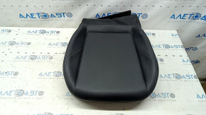 Driver's seat upholstery, lower part, VW Jetta 19-21, black leather, heated, ready to clean