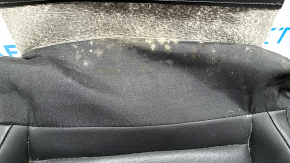 Driver's seat upholstery, lower part, VW Jetta 19-21, black leather, heated, ready to clean