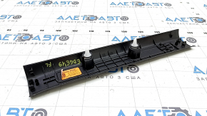 Front left door sill plate for Ford Edge 19-24, black, worn