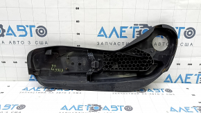Right side passenger seat trim for Ford Edge 15-24, black, electrically powered