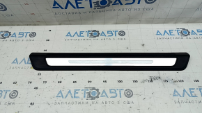 Audi Q5 80A 18-24 black and chrome outer door sill trim, scratches