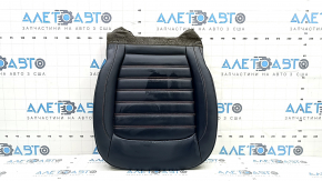 Driver's seat upholstery lower part Ford Edge 15-24 leather blue, heated