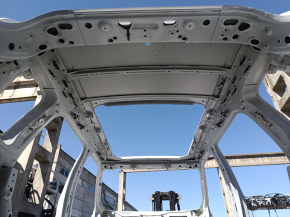 Metal roof for Mitsubishi Outlander 22-25 with panoramic windows, on the body