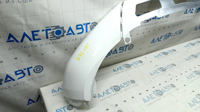Audi Q5 80A 18-20 front bumper lip, white, sand