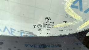 BMW 3 G20 19-24 windshield for rain sensor and camera, sand, broken camera mount