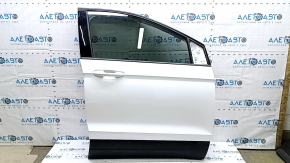 Front right door assembly for Ford Edge 15-24 white YZ, keyless, bumpers