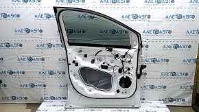 Front left door assembly for a Ford Edge 15-24 white YZ, keyless, broken connector