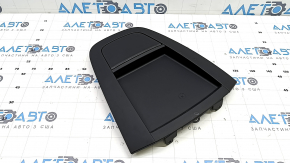 Upper center dash trim for Ford Edge 19-24, black, with cap