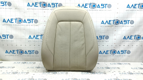 Upper passenger seat trim for Audi Q5 80A 18-20 leather, beige, heated