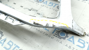 Front bumper, bare right side, Audi Q5 80A 18-20, white, for parking sensors, for headlight washers, scratches