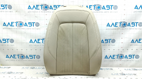 Driver's seat upholstery, upper part, Audi Q5 80A 18-20 leather, beige, heated, for cleaning