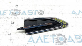 Front left fender molding for Ford Escape MK3 17-19, restyling, chrome, broken mount