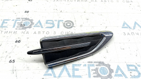 Front right fender molding for Ford Escape MK3 17-19, restyling, chrome, broken mount