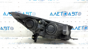 Left front headlight assembly for Ford Escape MK3 17-19, restyling, halogen + LED, light, without mount, for polishing