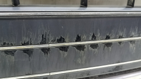 Audi Q5 80A 18-20 radiator grille assembly, chrome, for parking sensors, no emblem, scratches, chrome defect
