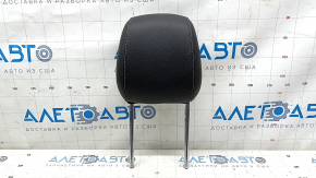 Front right headrest for Ford Escape MK3 13-19, black leather, dry-cleanable