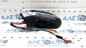 Left side mirror assembly Lexus RX350 RX450h 21-22 15+6 pins, turn signal, heated, auto-dimming, BSM, camera, blue,