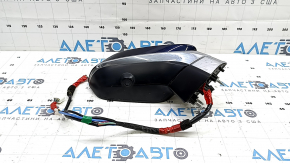 Right side mirror assembly for Lexus RX350 RX450h 21-22, 15+6 pins, turn signal, heated, auto-dimming, BSM, camera, blue