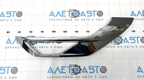 Front bumper molding, chrome, lower right, Mitsubishi Outlander 22-25, chrome, under fog lights