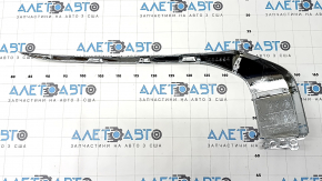 Front bumper molding, chrome, upper left, Mitsubishi Outlander 2020-2025