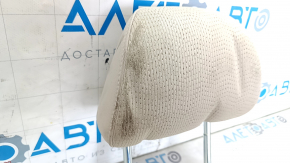 Subaru Legacy 15-19 rear left headrest, fabric, beige, needs cleaning, dented