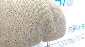 Subaru Legacy 15-19 rear left headrest, fabric, beige, needs cleaning, dented