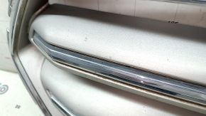 Ford Escape MK3 17-19 restyling grille, gray with chrome, with emblem, sand, chips