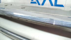 Ford Escape MK3 17-19 restyling grille, gray with chrome, with emblem, sand, chips
